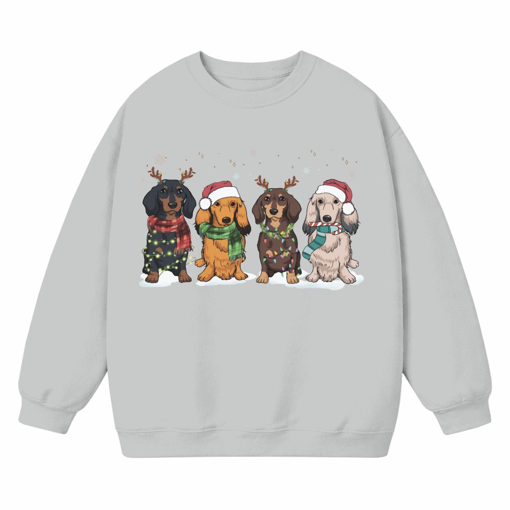 Dachshund Sweatshirt – Christmas Gift for Dog Lover Cute - front view