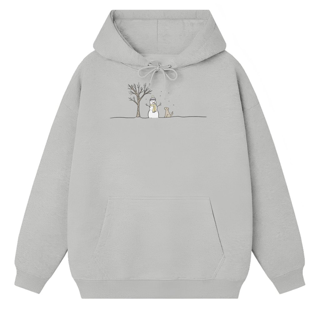 Cute Christmas Snowman Hoodie – Christmas Gift Trendy Winter - front view