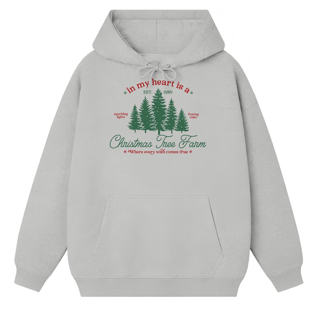 Farm Fresh Christmas Tree Hoodie – Christmas Gift for Women - front view
