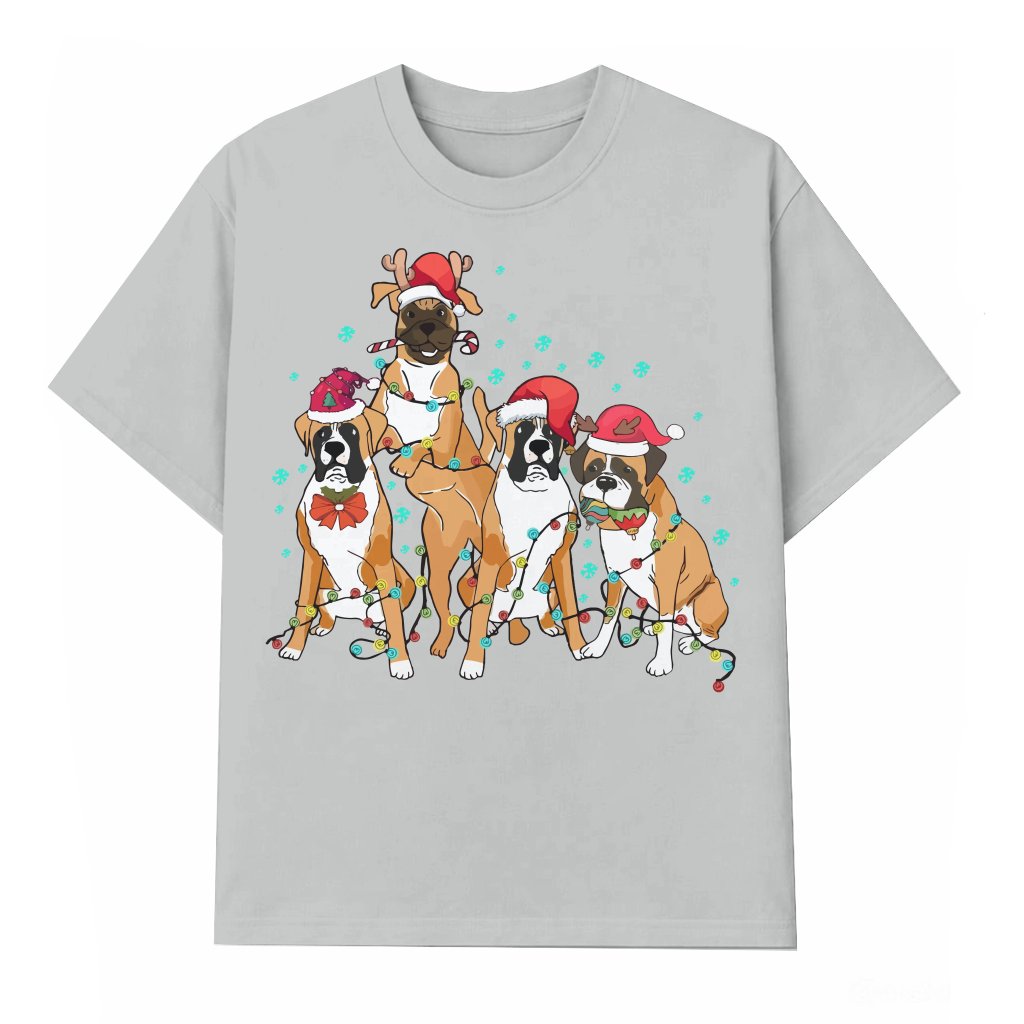 Funny Boxer Dog T-shirt – Christmas Gift for Boxer Lovers - front view
