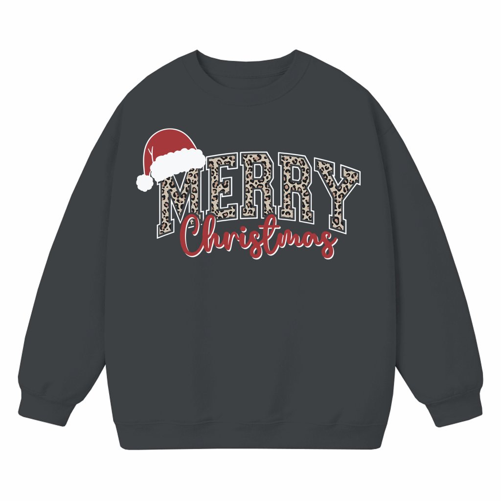 Merry Christmas Sweatshirt – Cute Christmas Gift for Unisex Crewneck - front view