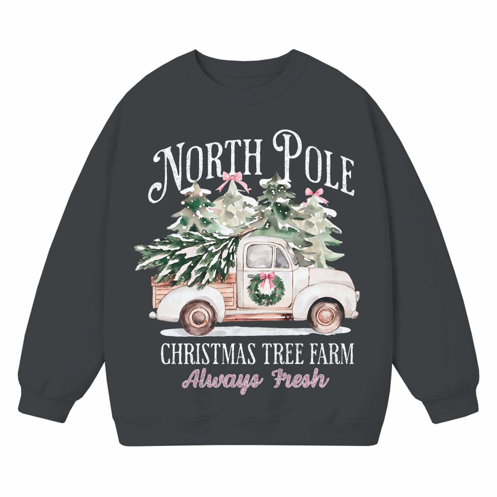 Cozy Vintage Sweatshirt – Christmas Gift Holiday Style - front view