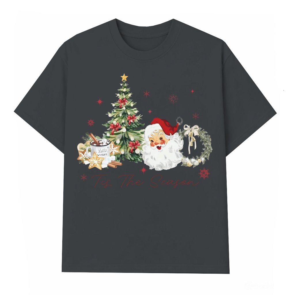 Tis the Season T-Shirt – Christmas Gift for Women Coquette Vintage - front view