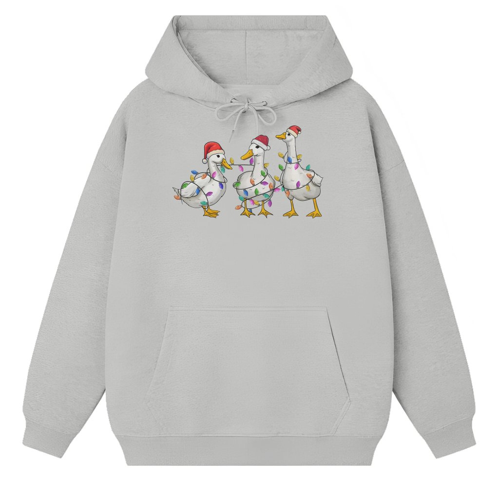 Funny Christmas Goose Women's Hoodie – Christmas Gift for Women Silly - front view