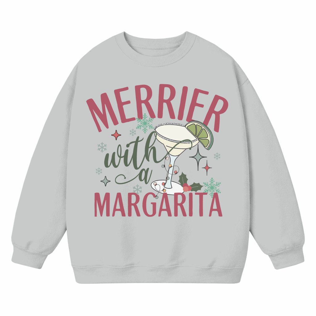 Funny Margarita Sweatshirt – Christmas Gift for Cocktail Lover - front view