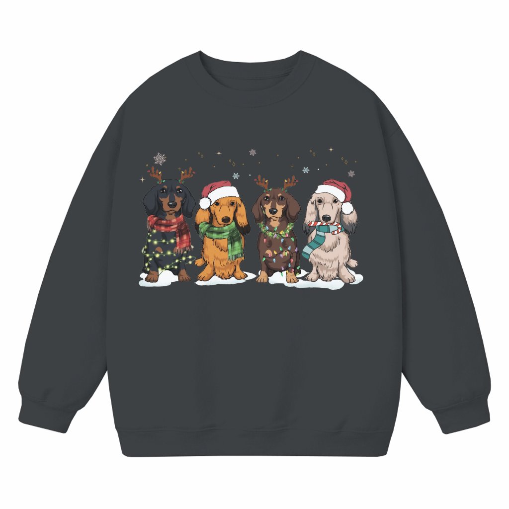 Dachshund Sweatshirt – Christmas Gift for Dog Lover - front view