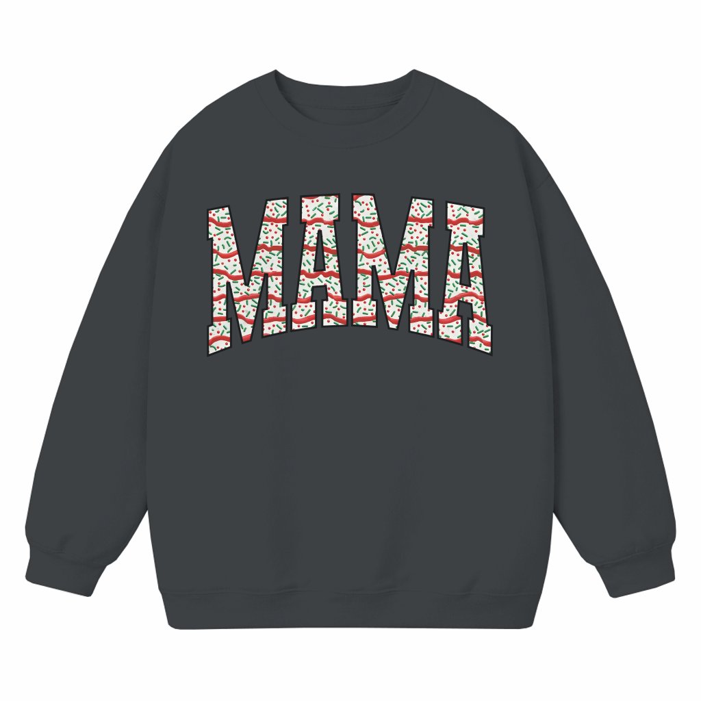 Cute Mama Sweatshirt – Merry Christmas Gift for Mom - front view