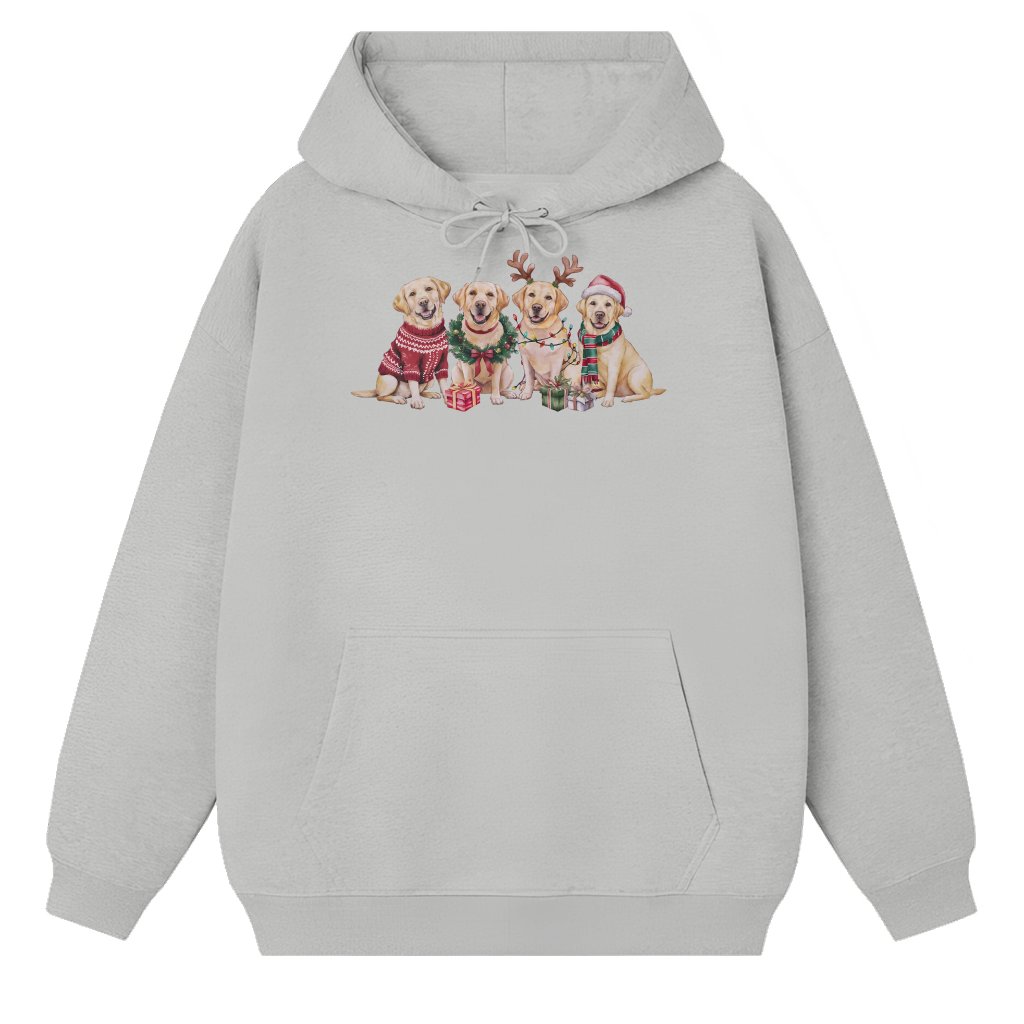 Yellow Lab Hoodie – Christmas Gift for Labrador Owner Funny - front view