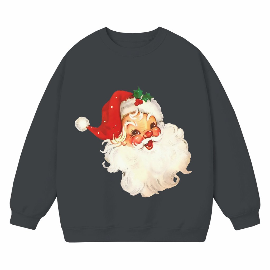 Retro Santa Sweatshirt – Christmas Gift for Women Vintage Classic - front view