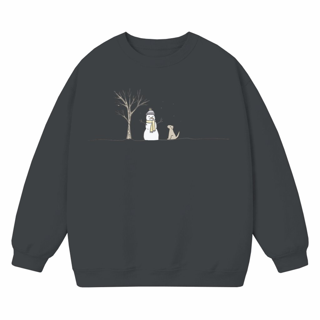 Funny Snowman Sweatshirt – Christmas Gift for Women Cute Crewneck - front view