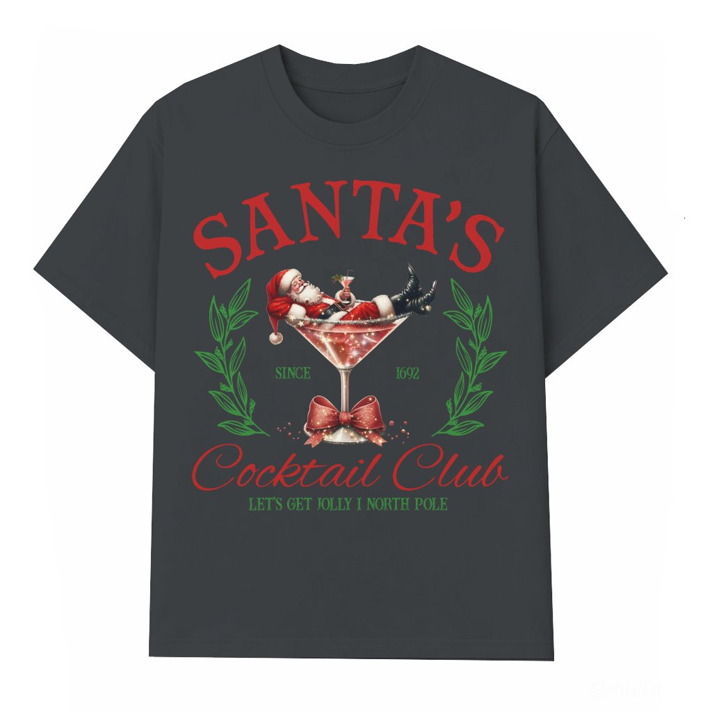 Funny Espresso Martini Cocktail T-shirt – Christmas Gift - front view