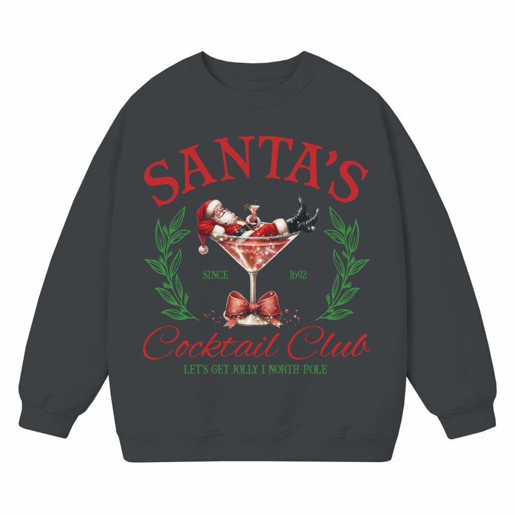 Espresso Martini Dirty Martini Sweatshirt Christmas – Funny Cocktail Club Gift - front view