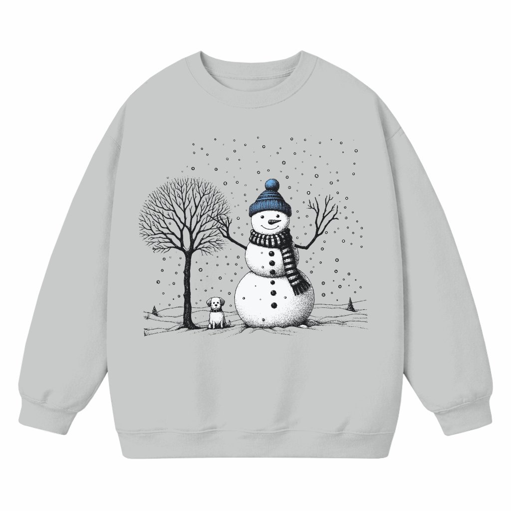 Funny Snowman Sweatshirt – Christmas Gift for Women Crewneck - front view