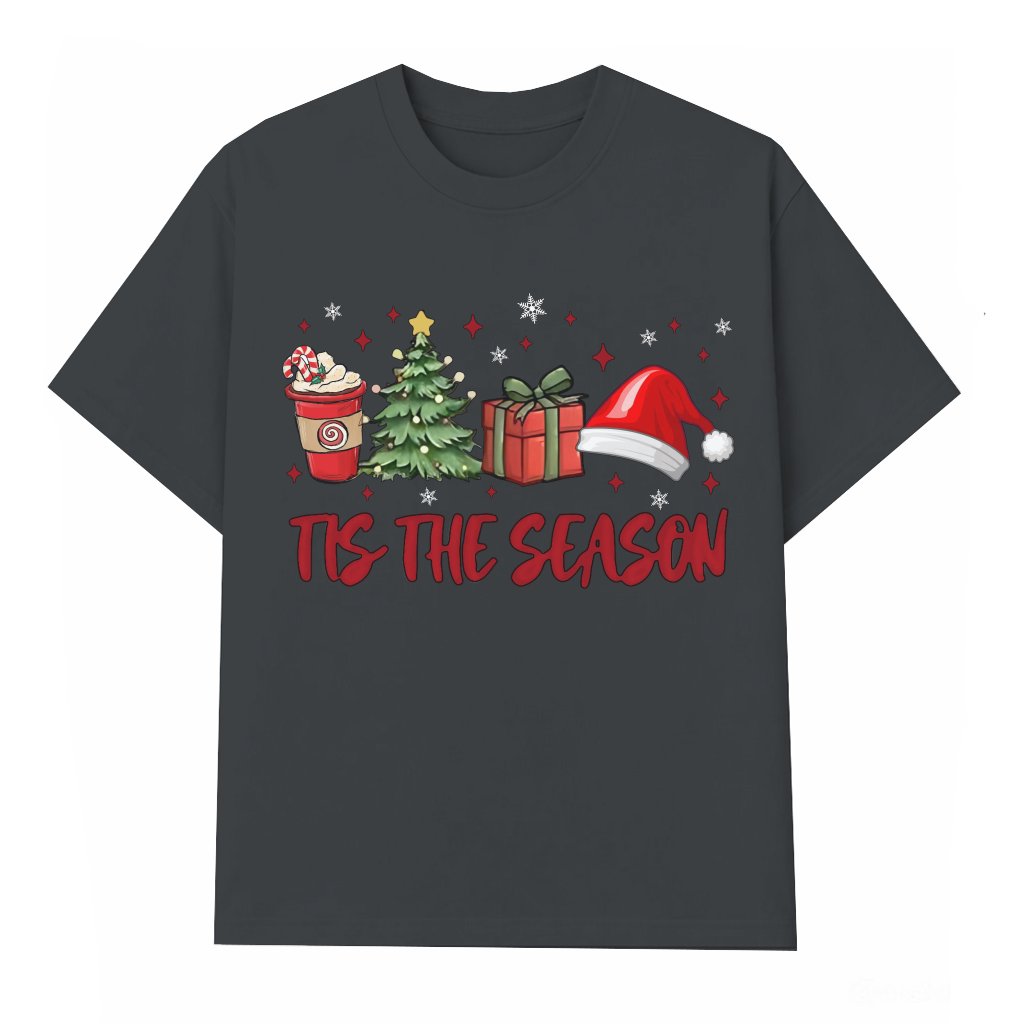 Tis The Season T-shirt – Christmas Gift for Women Festive Winter - front view