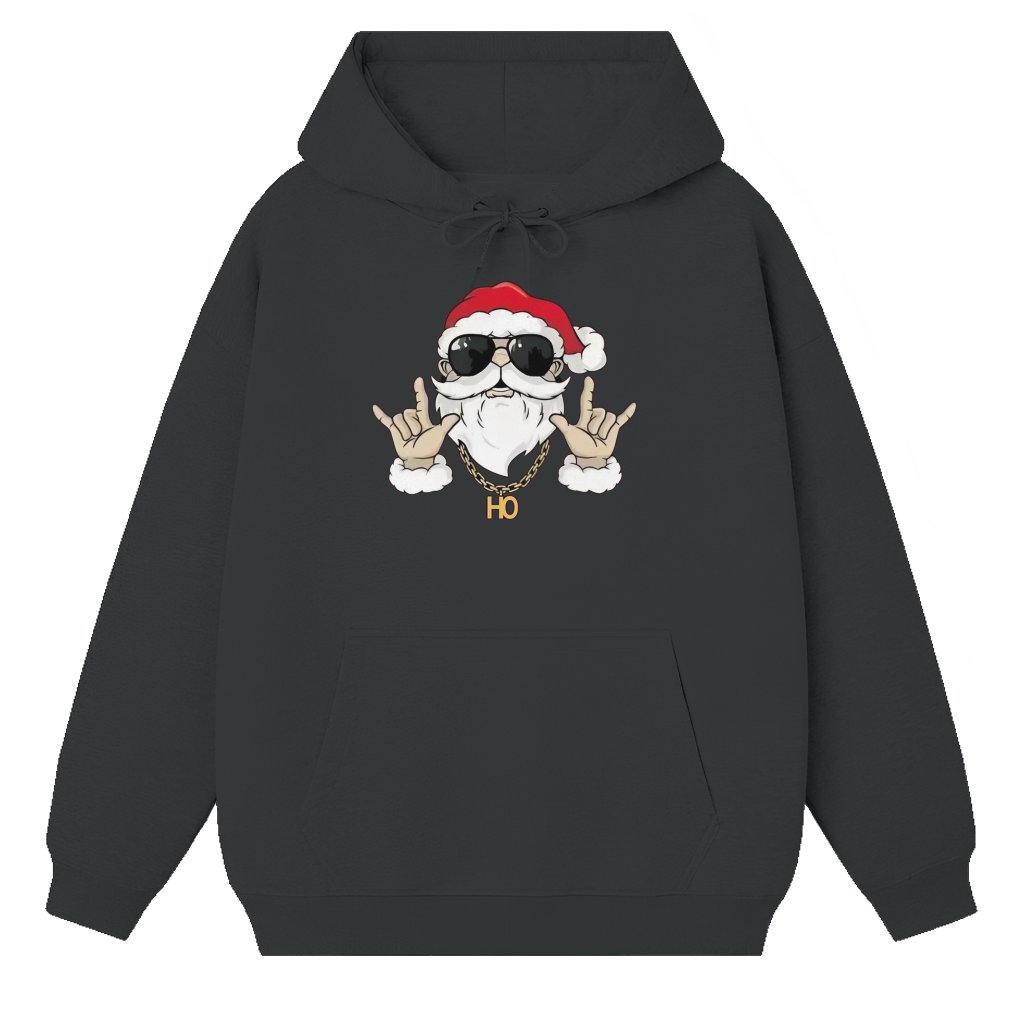 Santa Claus Funny Hoodie – Christmas Gift for Men - front view