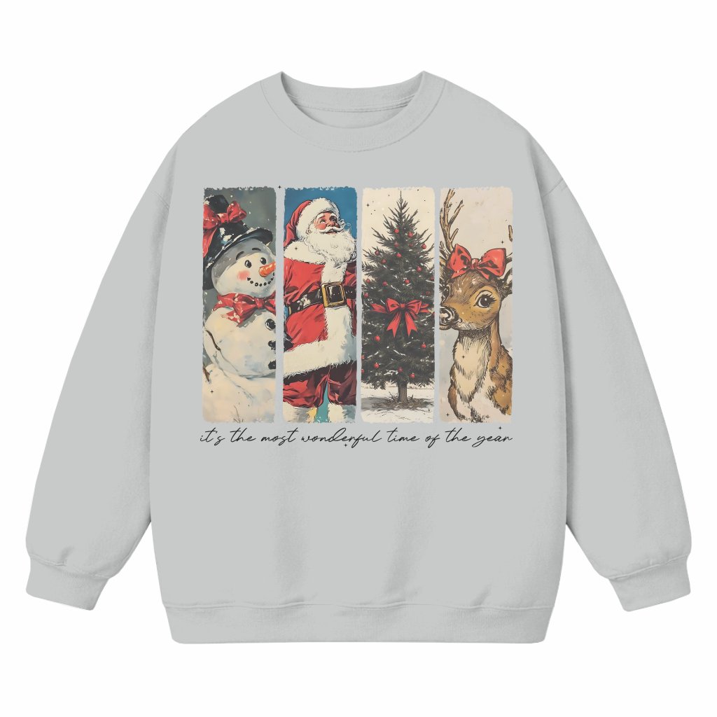 Cozy Holiday Sweatshirt – Christmas Gift for Him Her - front view