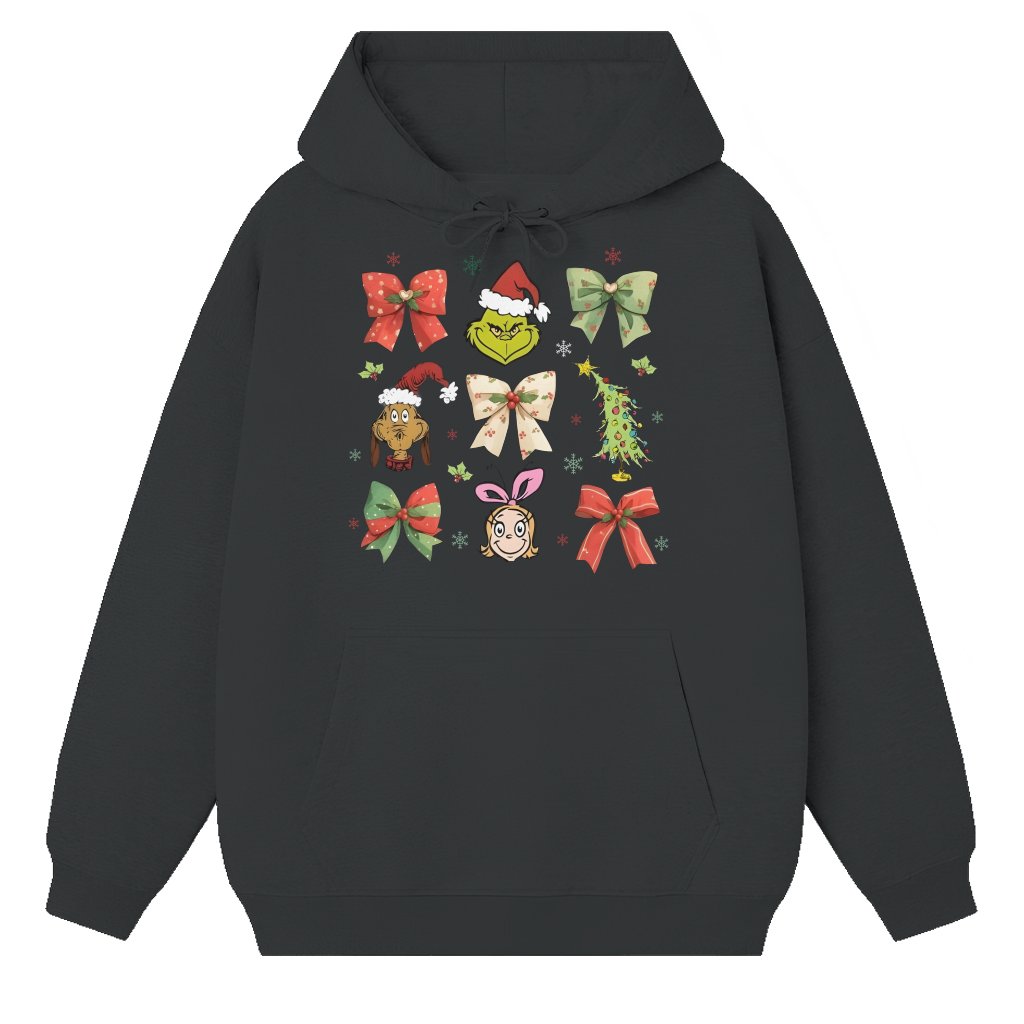 Funny Coquette Bow Hoodie – Christmas Unisex Gift - front view