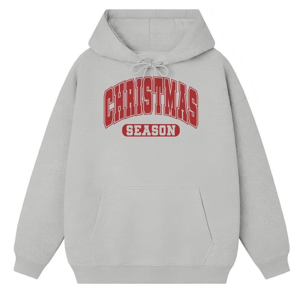 Letter Print Hoodie – Christmas Gift for Men Women Classic - front view