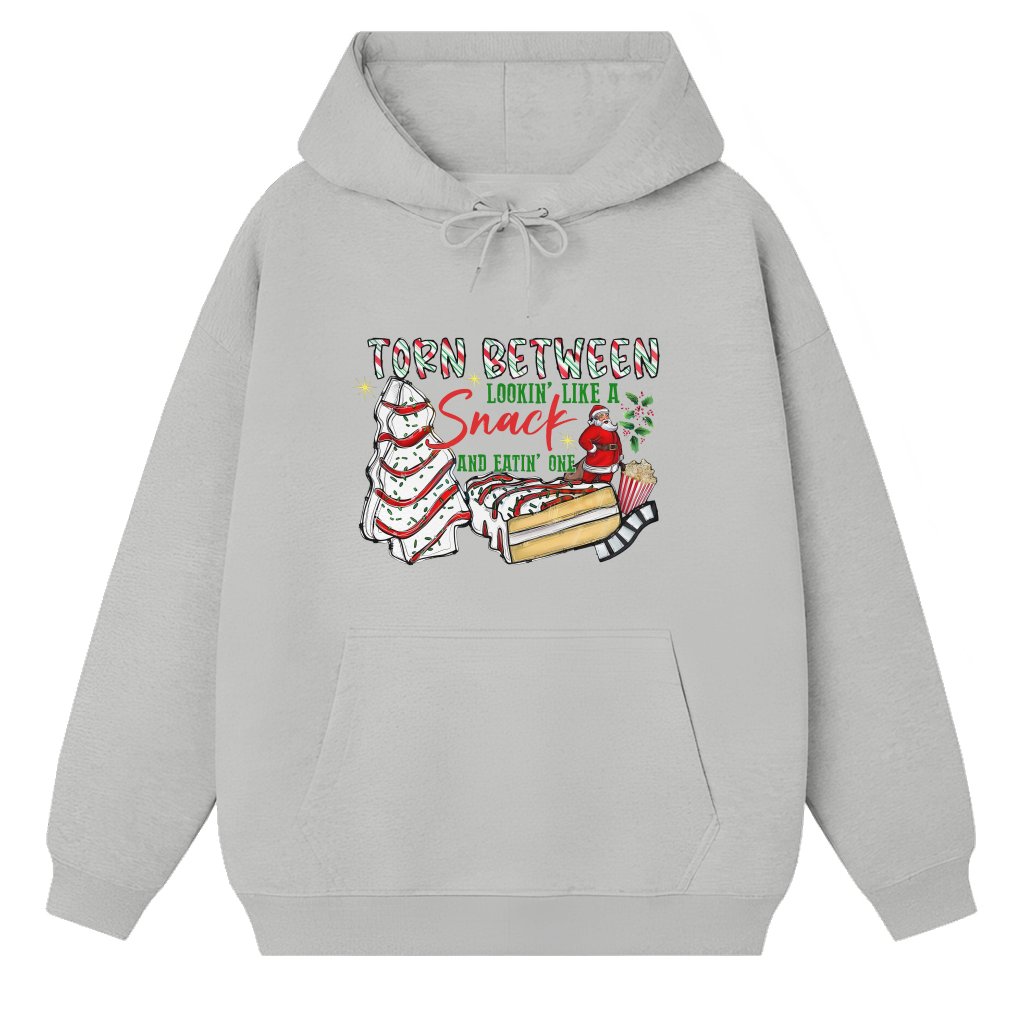 Festive Hoodie – Christmas Gift for Women Cute Drop Shoulder - front view