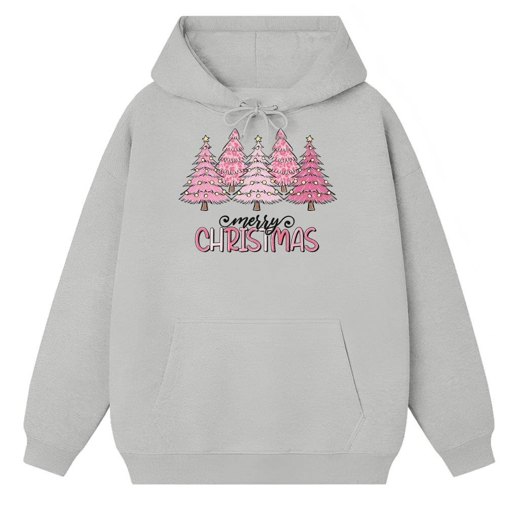 Cute Christmas Tree Hoodie – Christmas Gift for Women Trendy Fall Winter - front view