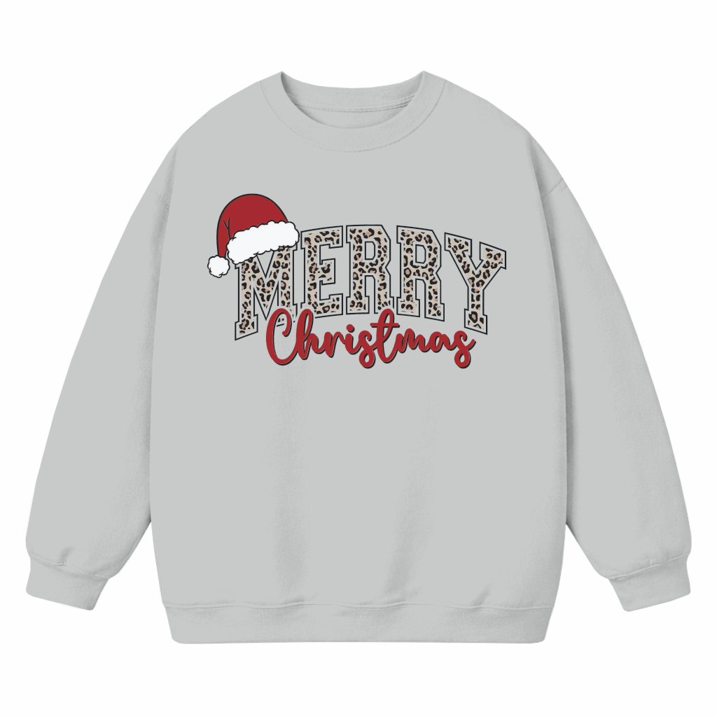Merry Christmas Sweatshirt – Christmas Gift for Women and Men Cute - front view