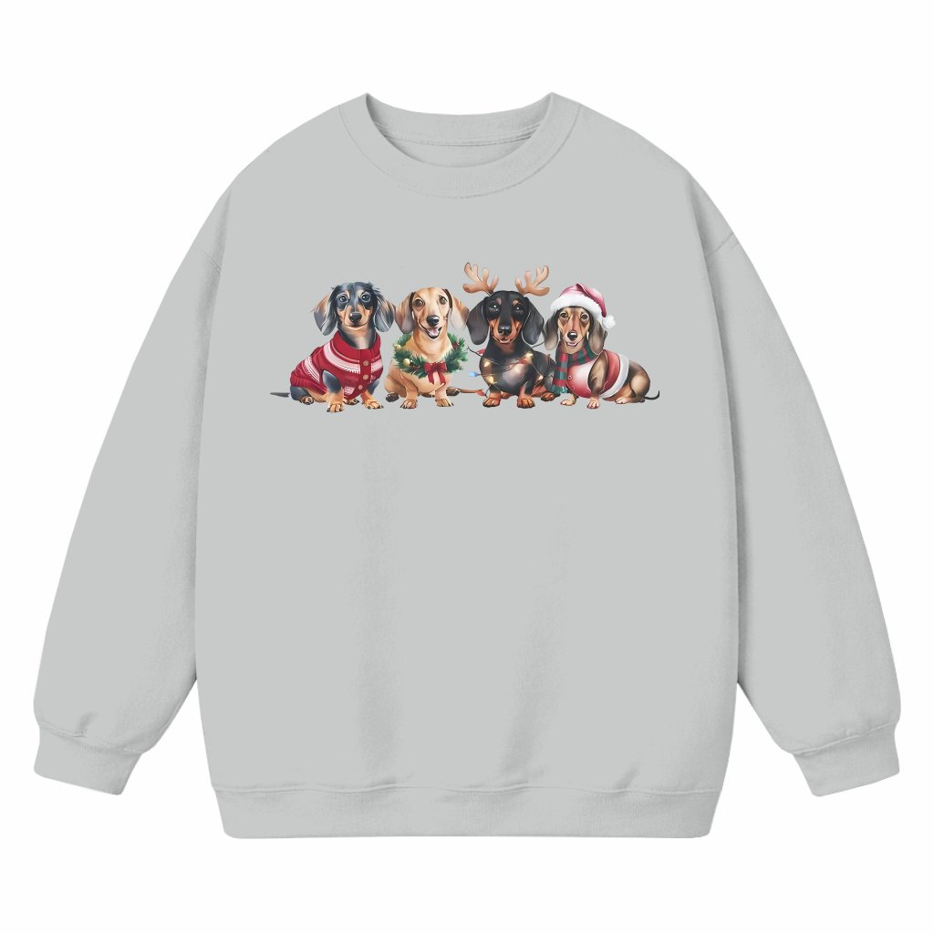 Funny Dachshund Sweatshirt – Christmas Gift for Dog Lover Cute - front view