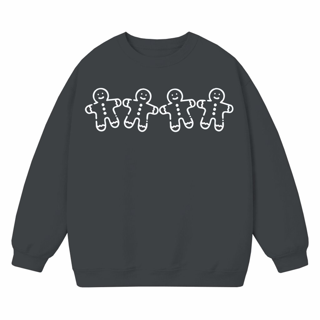 Gingerbread Man Sweatshirt – Christmas Gift for Women Festive - front view
