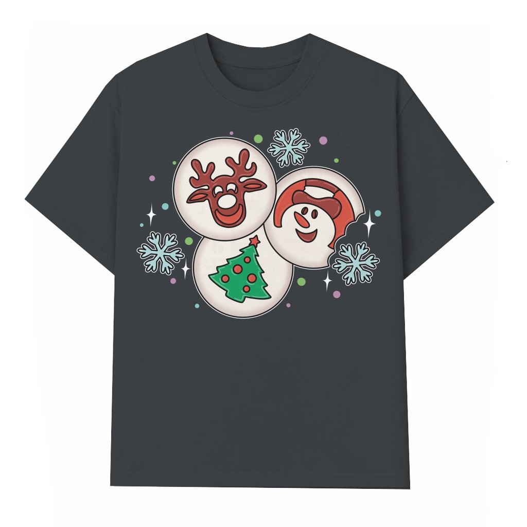 Sugar Cookie T-shirt – Christmas Gift Retro - front view