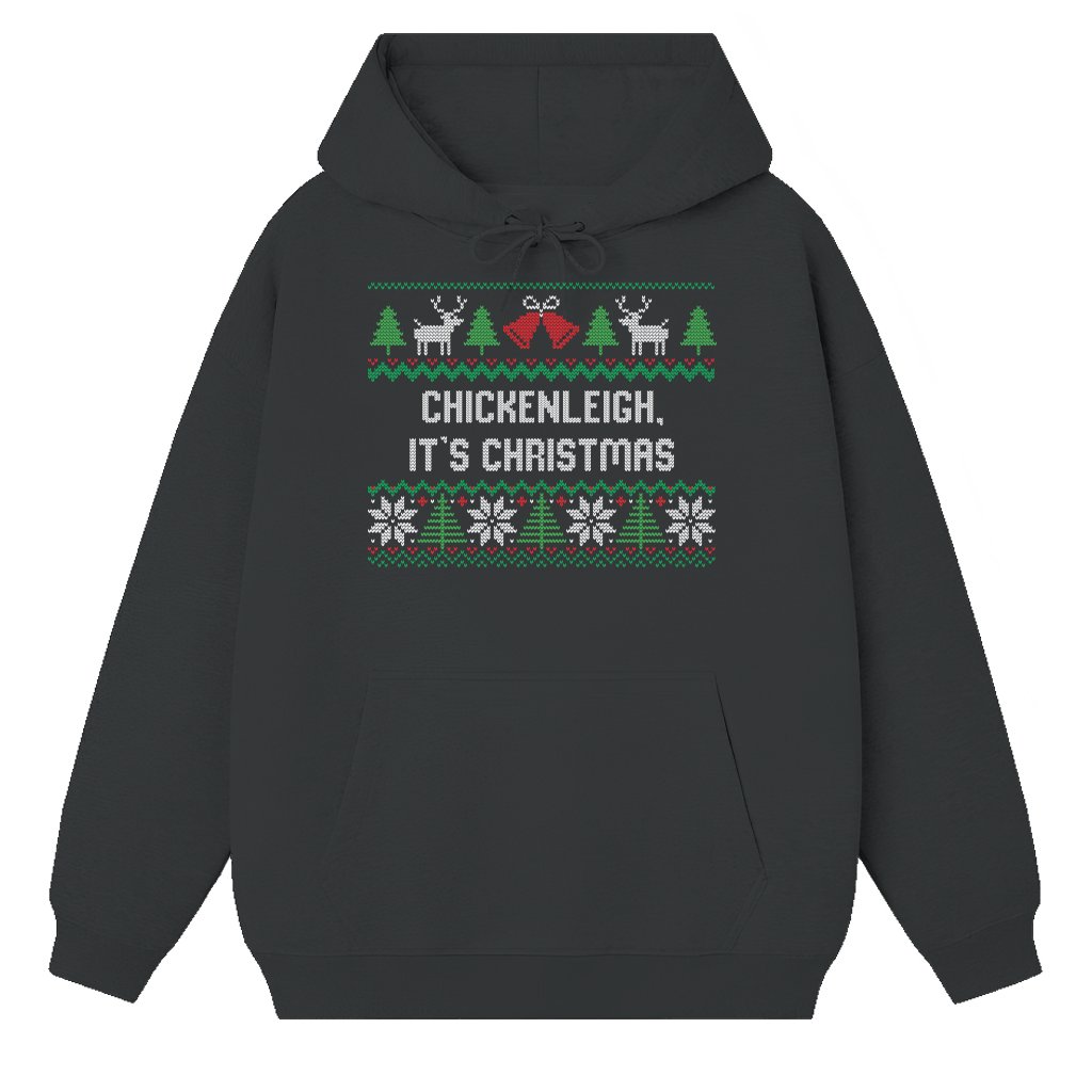 Chickenleigh Hoodie – Christmas Gift for Women Cozy Cute - front view