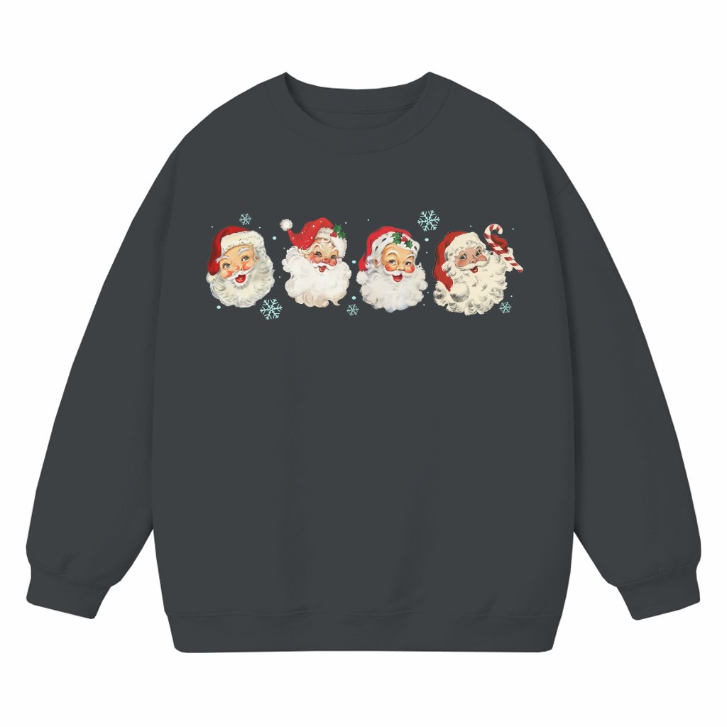 Santa Sweatshirt Christmas – Gift for Women Vintage Retro - front view
