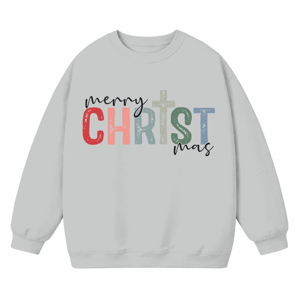 Christian Jesus Sweatshirt – Christmas Gift for Christians - front view