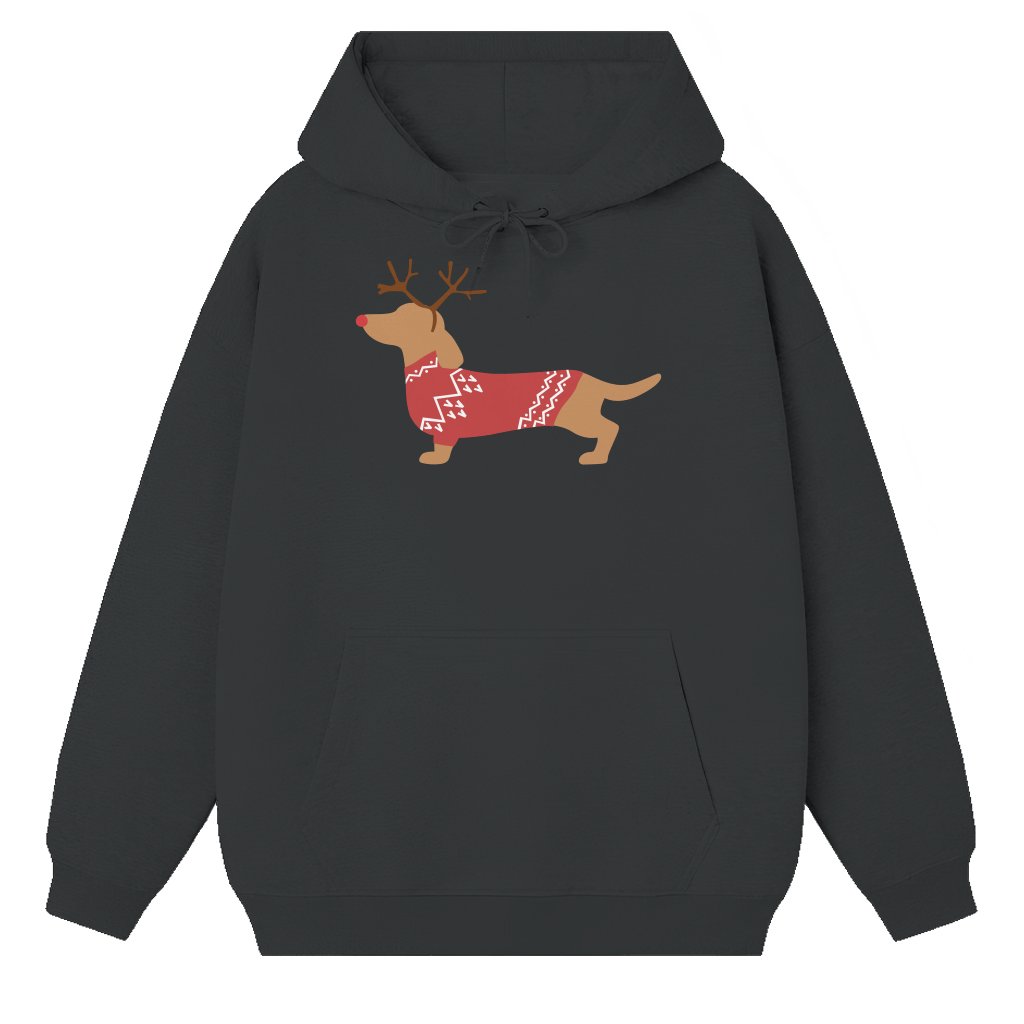 Dachshund Hoodie – Christmas Gift for Dog Mom - front view