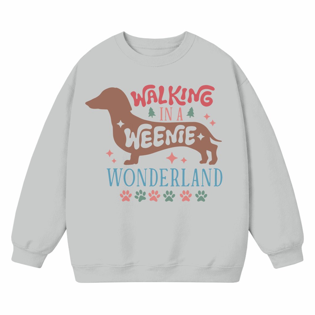 Dachshund Sweatshirt – Christmas Gift for Dog Lover Festive - front view