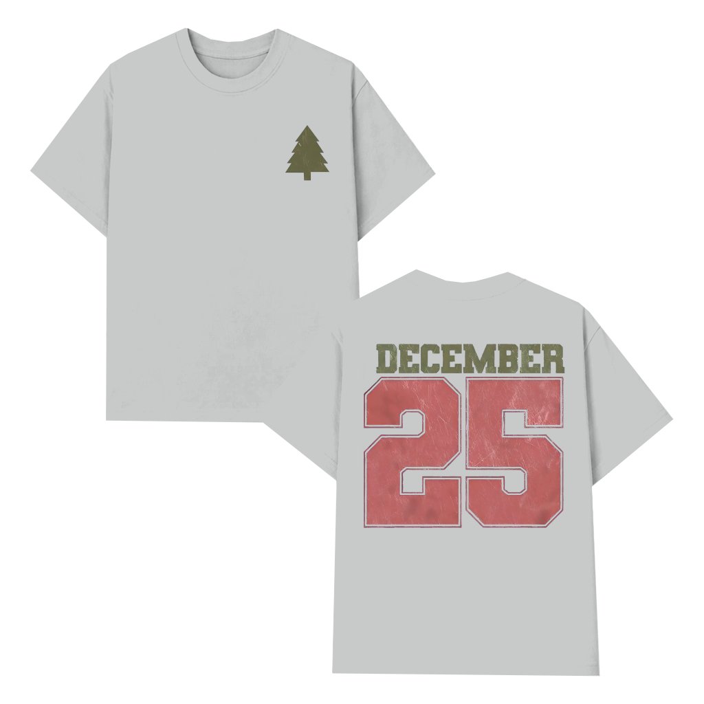 Funny Distressed T-shirt – Christmas Gift Vintage - front view