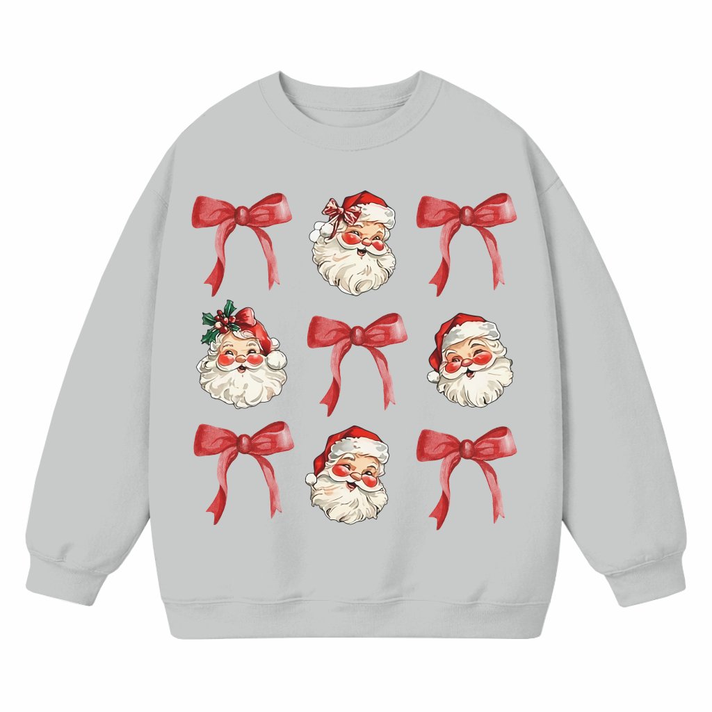 Sweatshirt Christmas Gift for Women – Drop Shoulder Casual Trendy - front view