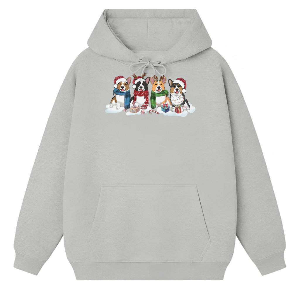 Corgi Hoodie – Christmas Gift for Dog Owner Funny - front view