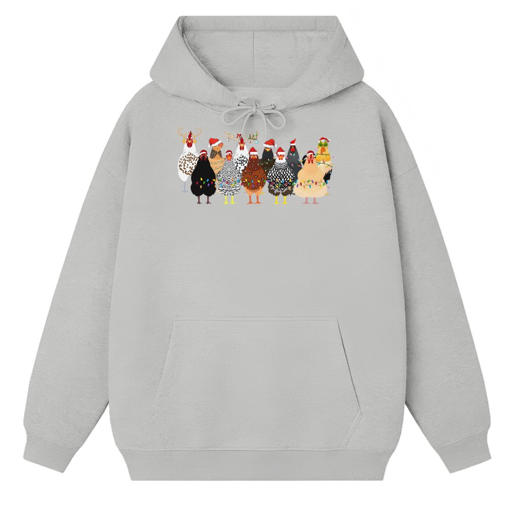 Chickens Hoodie – Christmas Gift for Farm Animal Lover Funny - front view