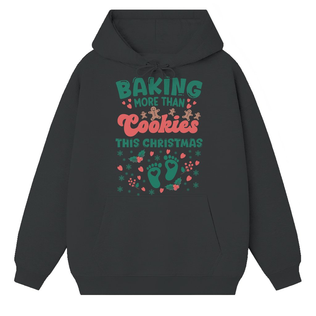 Funny Pregnancy Reveal Hoodie – Christmas Gift for Expecting Mom - front view