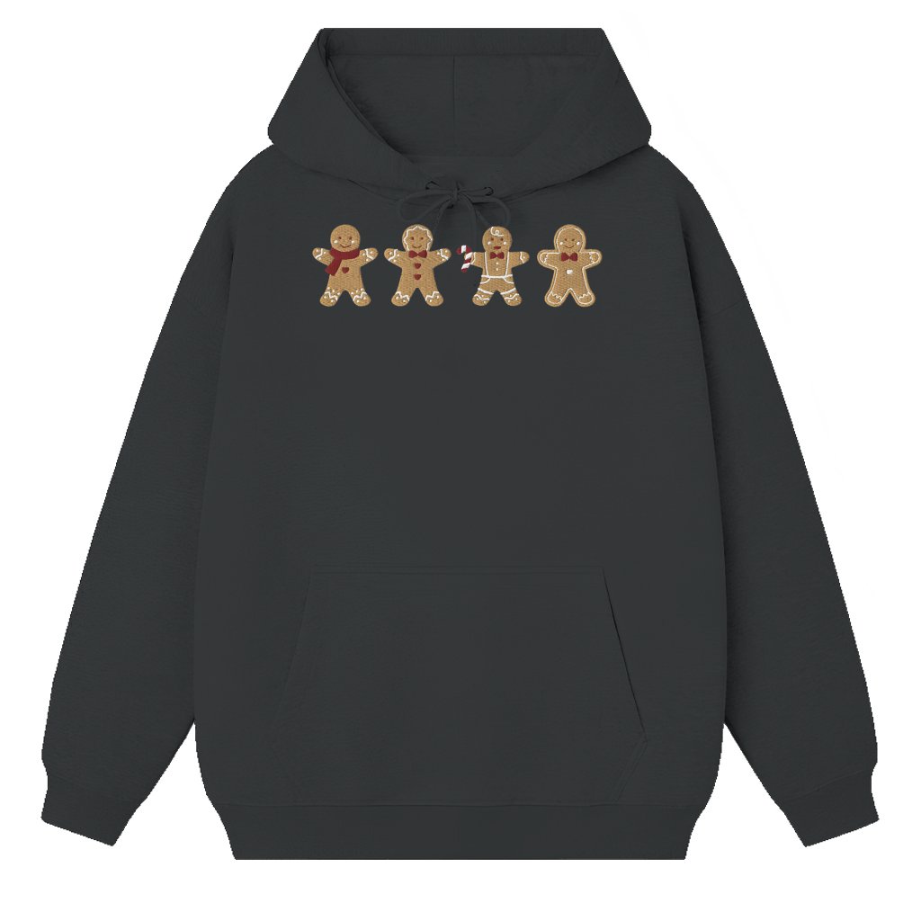 Gingerbread Man Hoodie – Christmas Gift for Women Cute - front view