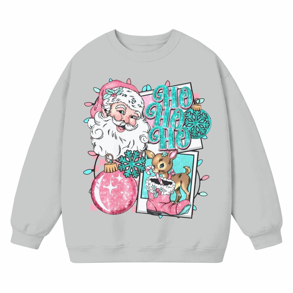 Cute Trendy Drop Shoulder Sweatshirt – Christmas Gift for Women - front view