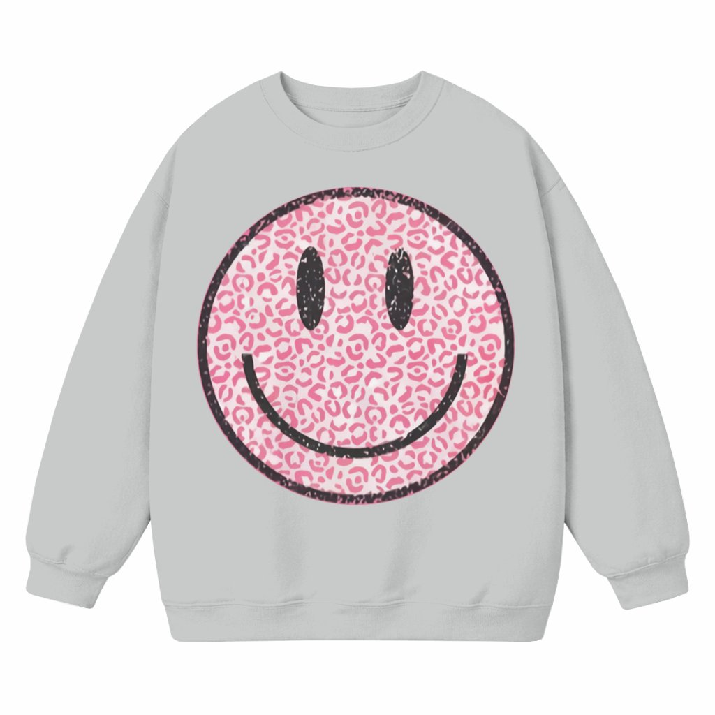 Merry Christmas Smiley Face Sweatshirt – Christmas Gift Cute - front view