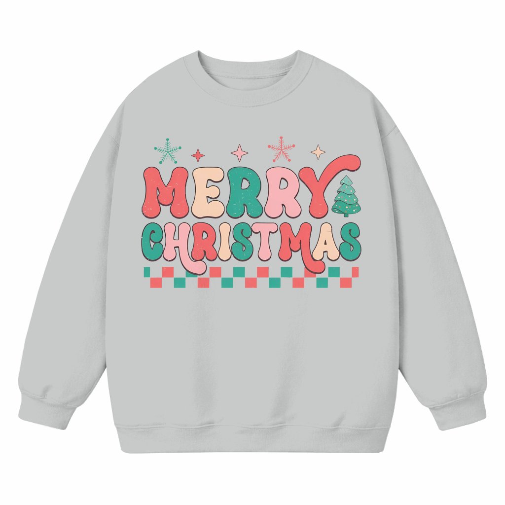 Vintage Merry Christmas Sweatshirt – Christmas Gift for Men Women Classic - front view