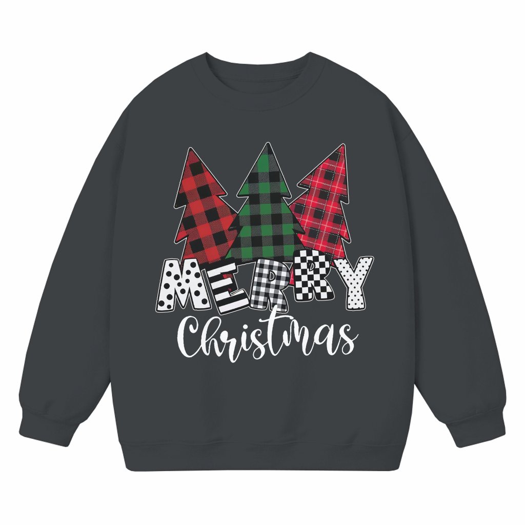 Christmas Tree Sweatshirt – Christmas Gift for Women Cute Festive Cozy - front view