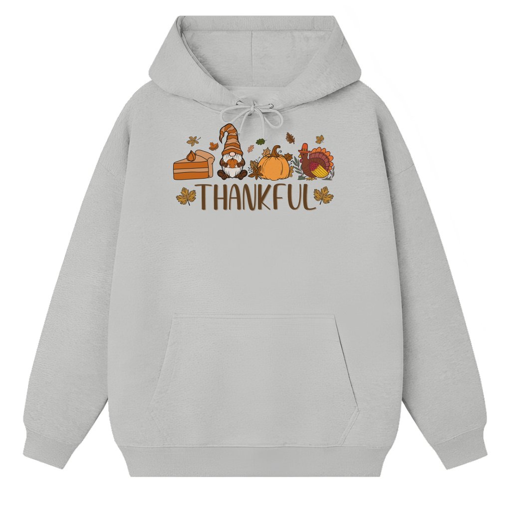 Cute Gnomes Fall Hoodie – Thanksgiving Christmas Gift for Men Women - front view