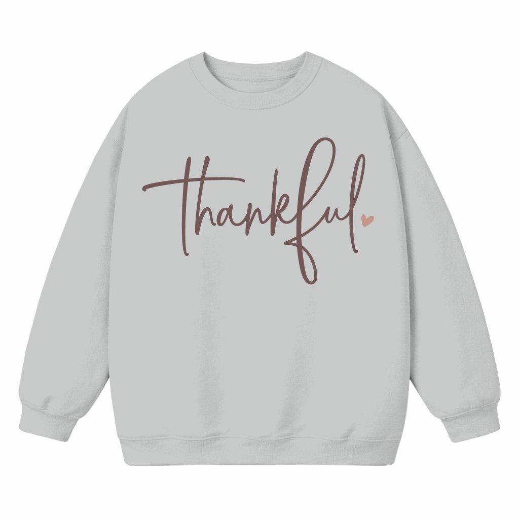 Thankful Sweatshirt – Thanksgiving Day Gift for Women Cute Trendy Fall - front view