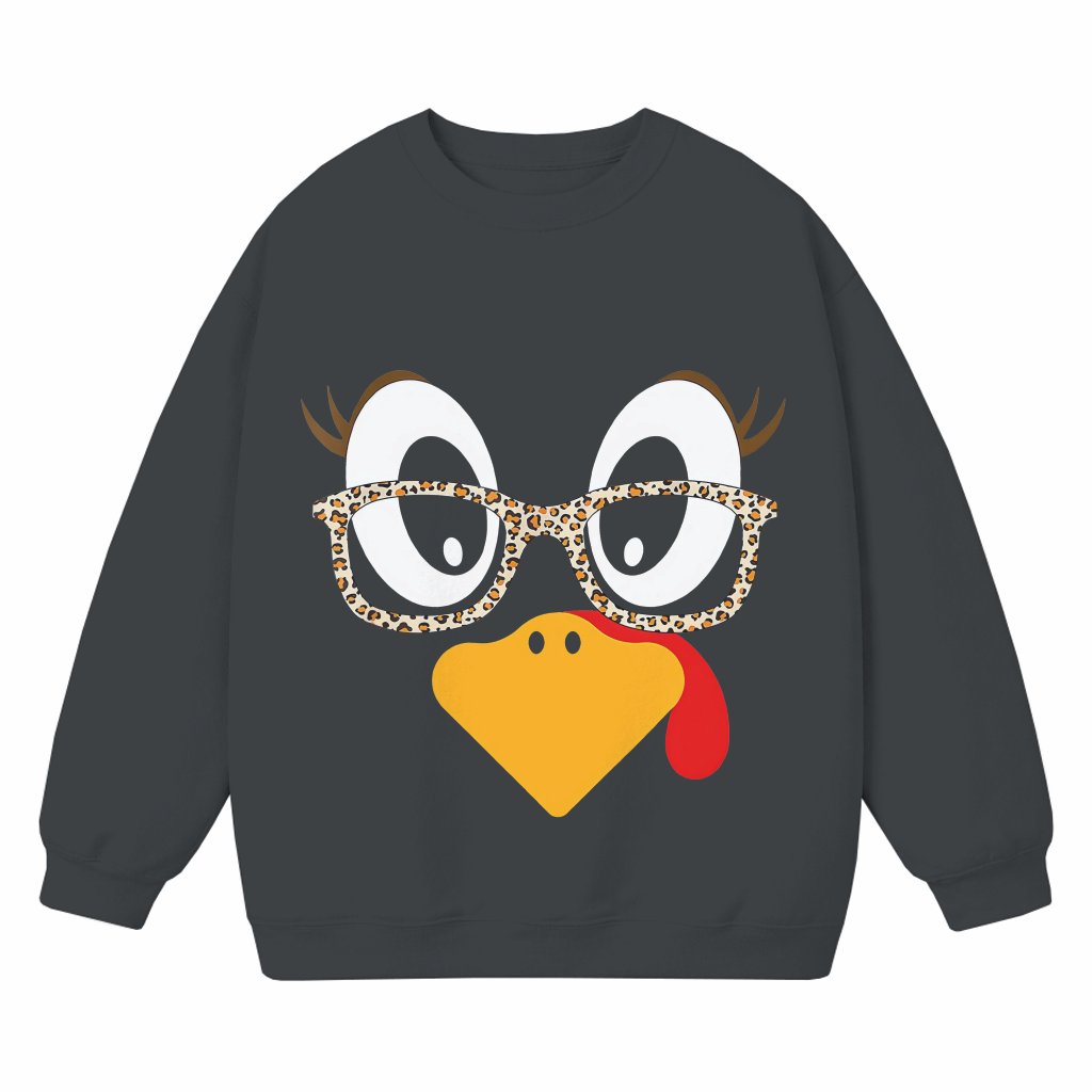 Happy Thanksgiving Sweatshirt – Cute Fall Thanksgiving Gift Crewneck - front view