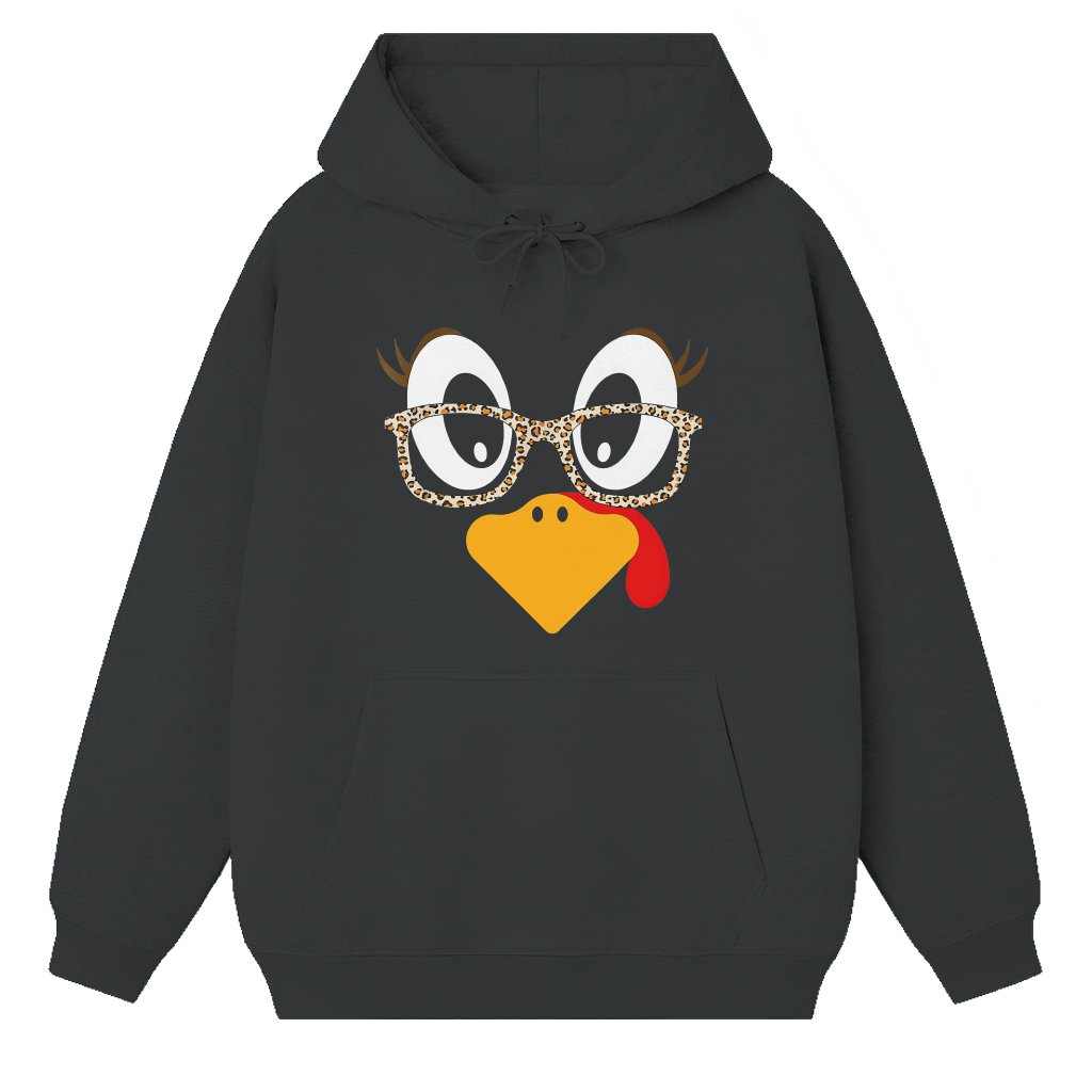 Happy Thanksgiving Hoodie – Cute Thanksgiving Holiday Gift - front view