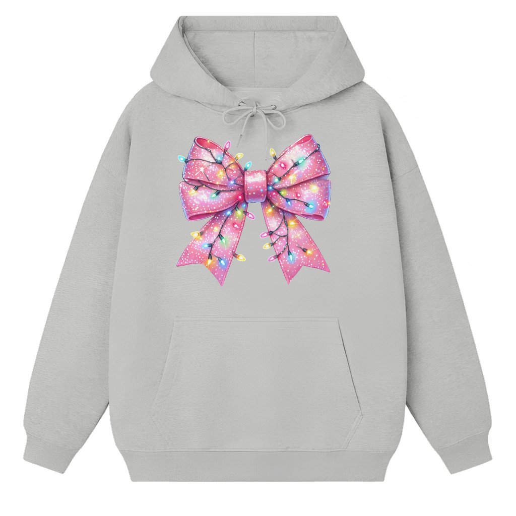 Cute Bowknot Hoodie – Christmas Gift for Women - front view