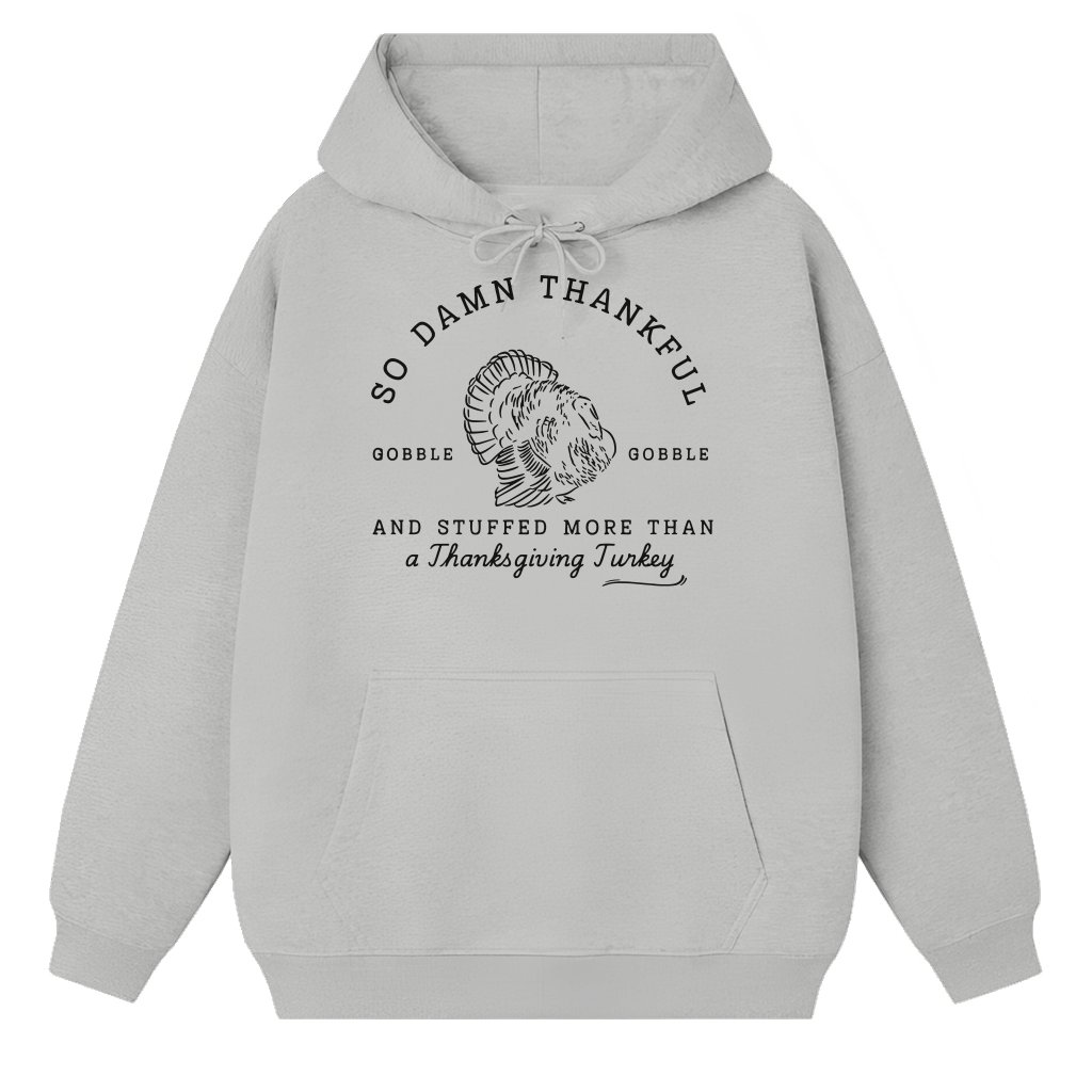 Funny Vintage Thanksgiving Hoodie – Thanksgiving Gift for Pregnant Woman - front view