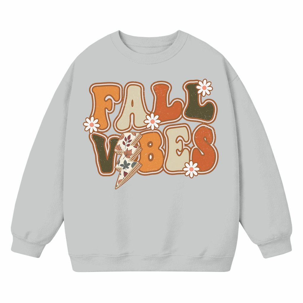 Retro Fall Leopard Sweatshirt – Thanksgiving Gift for Her - front view